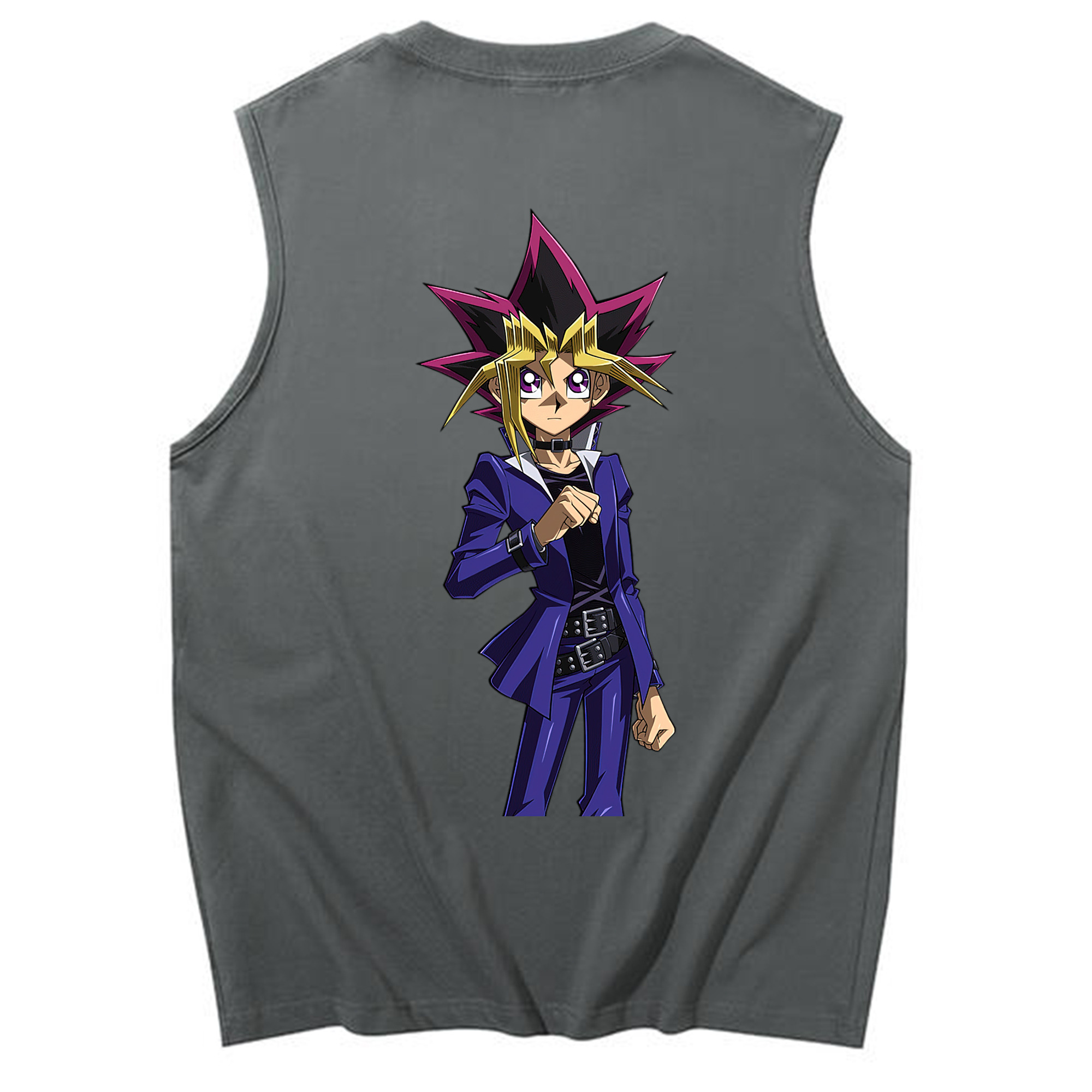 （画像用） 遊☆戯☆王 Yu-Gi-Oh! コットン100％タンクトップ（背面プリント）
